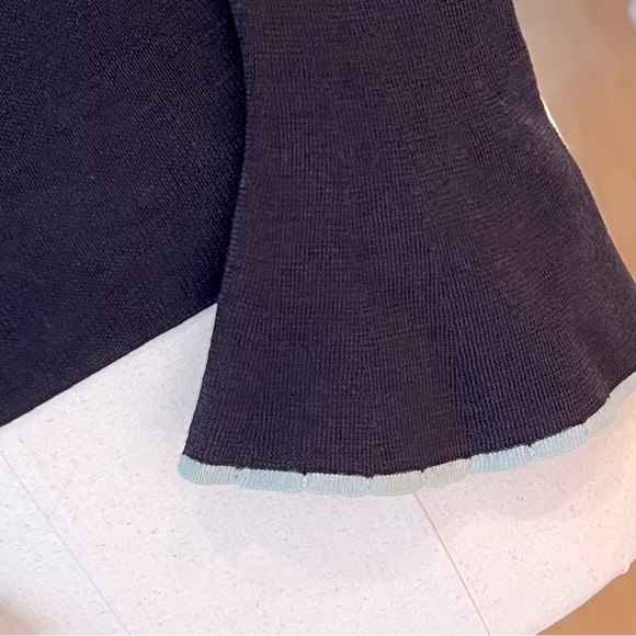 NWOT Tory Burch Kimberly Navy Crewneck Sweater - Picture 4 of 13